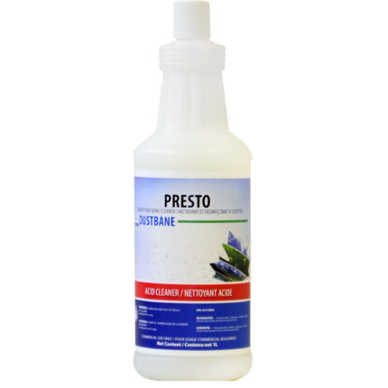 DUSTBANE - PRESTO DISINFECTANT BOWL CLEANER - 1L - 12/CS