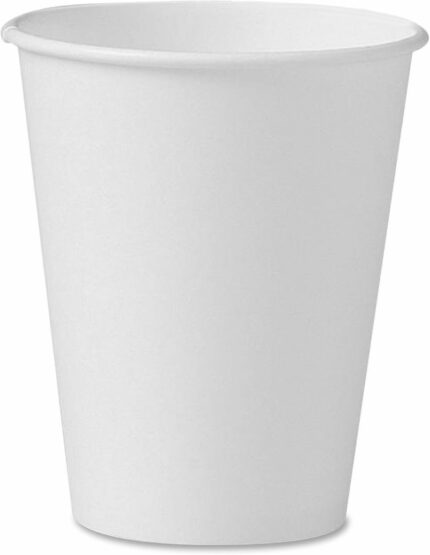 RITEWARE 8OZ PAPER HOT CUP WHITE - 1000CS