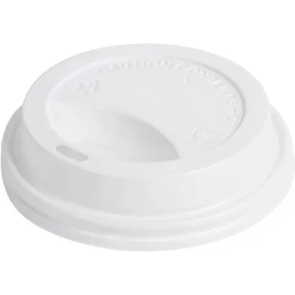 RITEWARE DOME LID WHITE 10-20OZ 1000CS